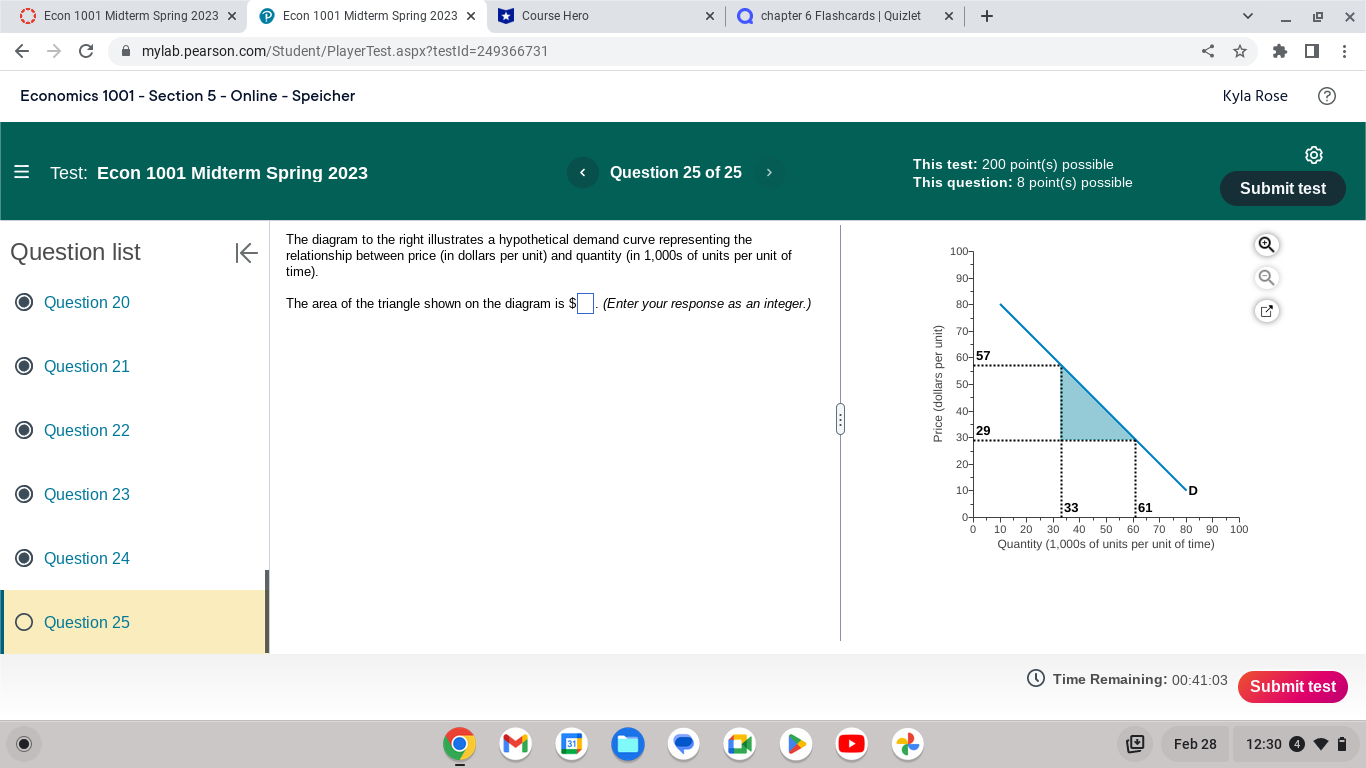  Econ 1001 Midterm Spring 2023 x Econ 1001 Midterm Spring 2023