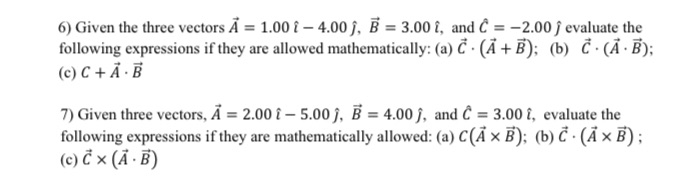 Number 6 and 7 could you all work ? 6) Given the