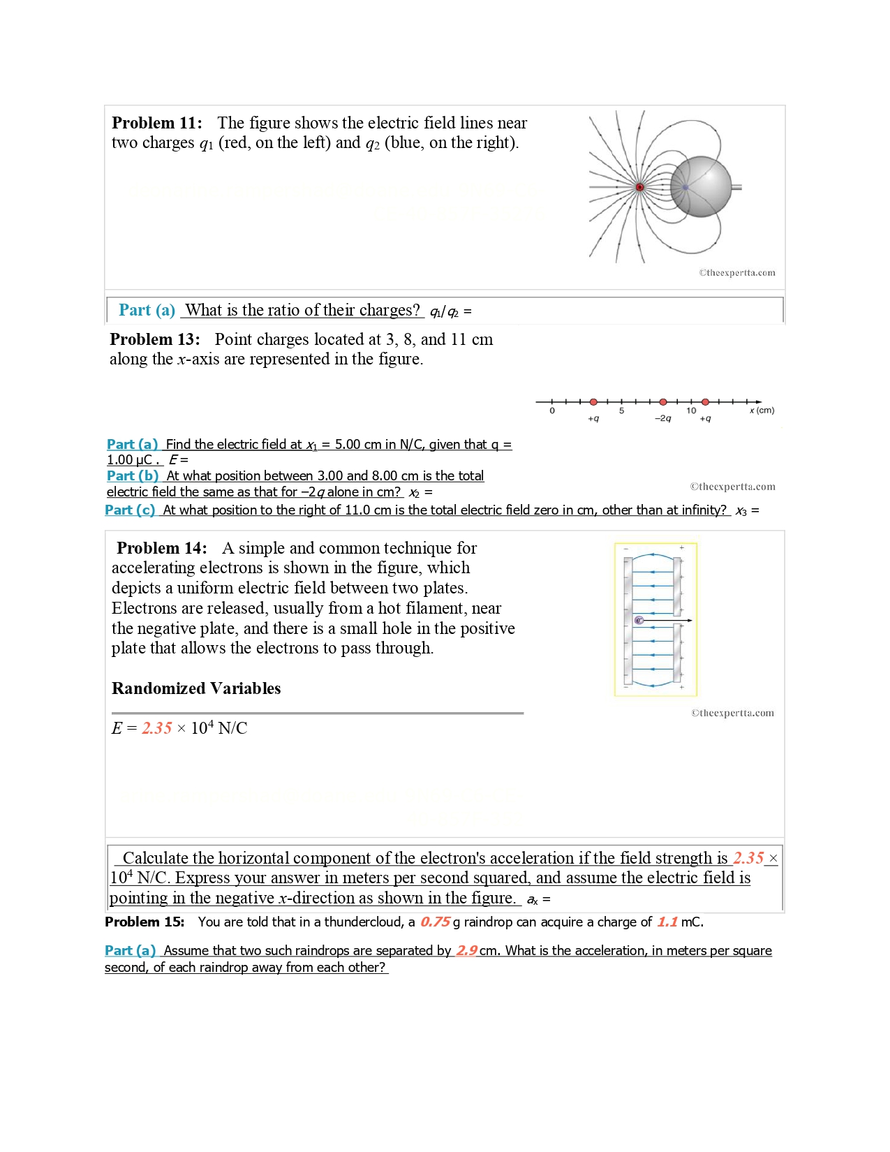 nanocoulombs and microcoulombs. Part (a) How many electrons are needed to form