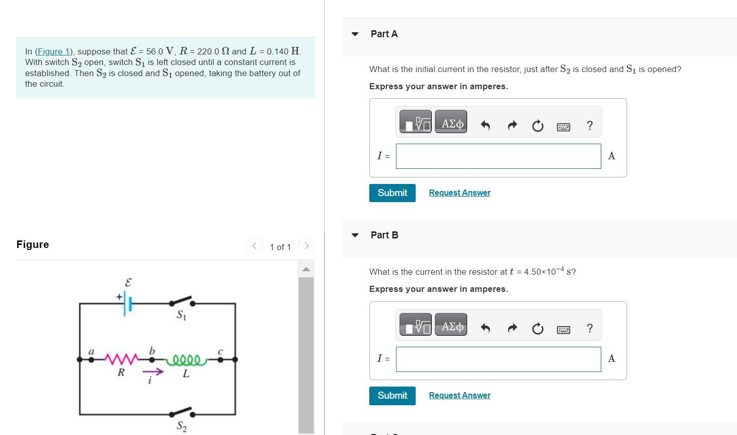 12. V PartA In (gure 1). suppose that 5 : 560 V.