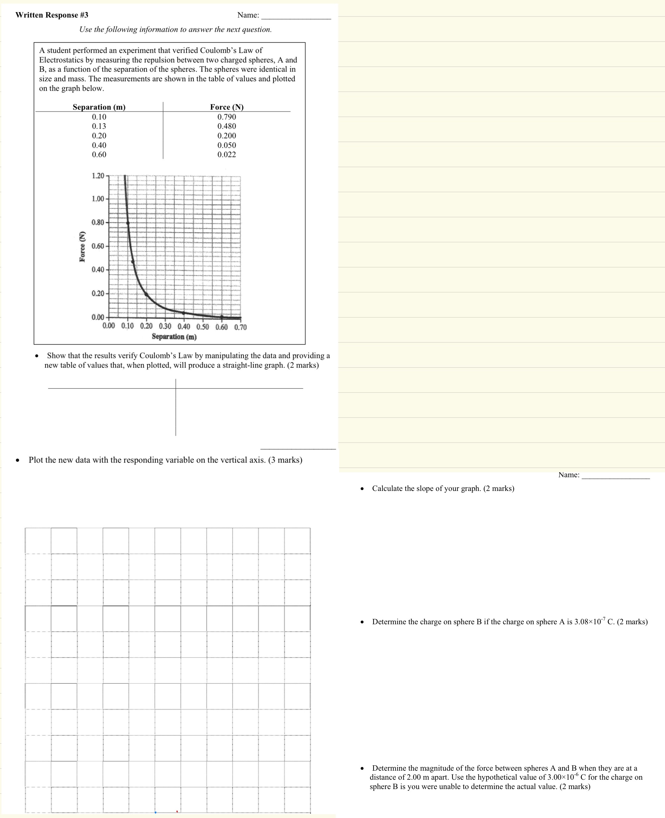 Help with Physics 30. I tried to solve them as well, but