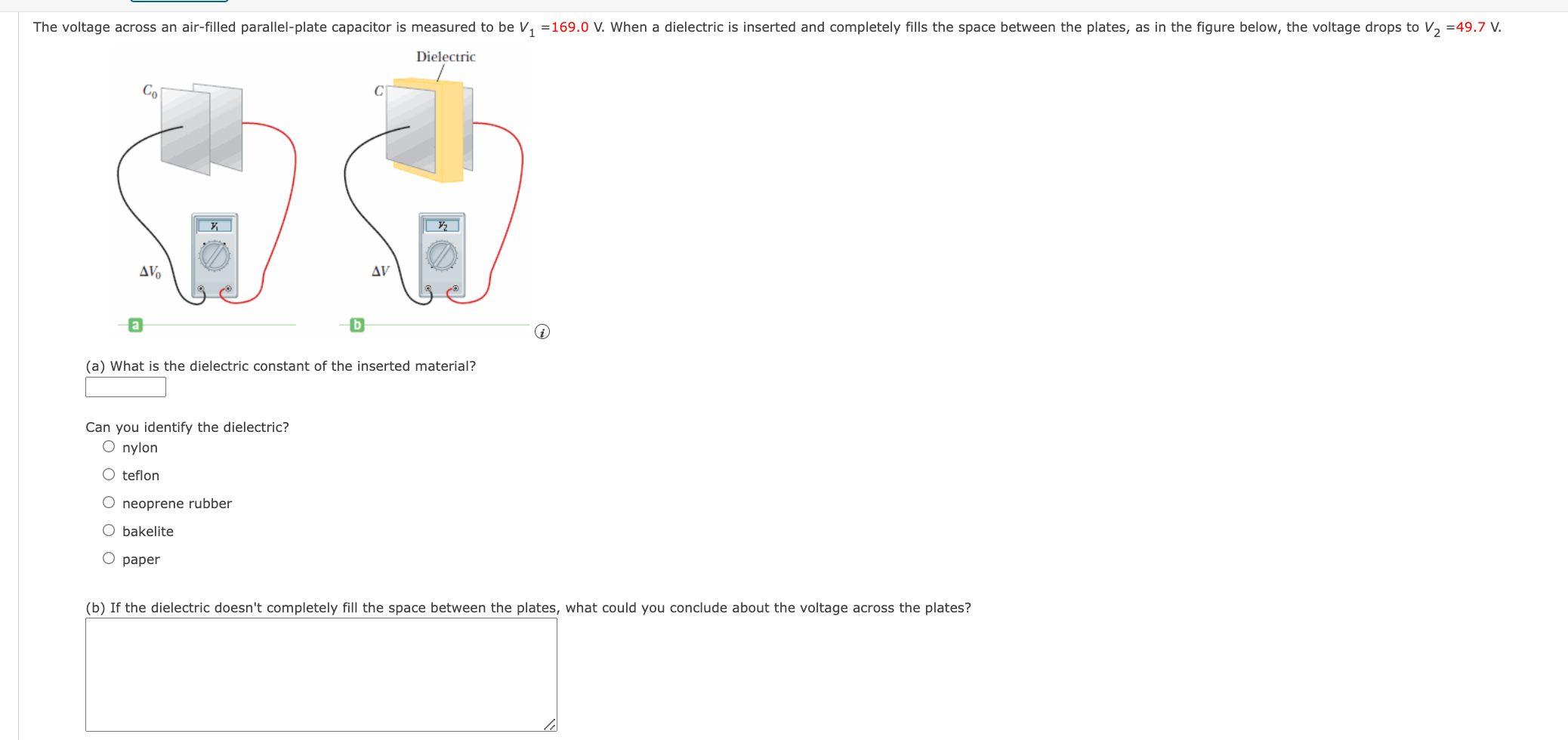 yr and another with a capacitance of 6.00 pF. In the bottom