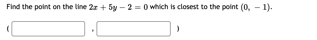 as a function of cc: V = _ (2) Determine the domain