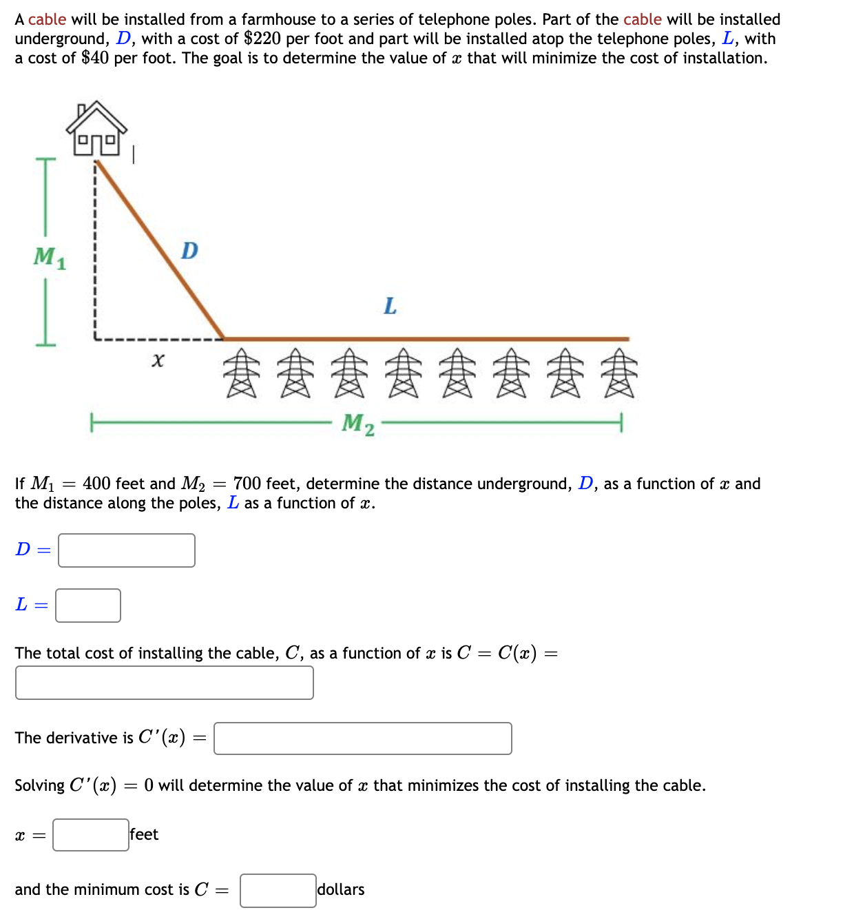 derivative of the function V: V' = _ (4) The value of