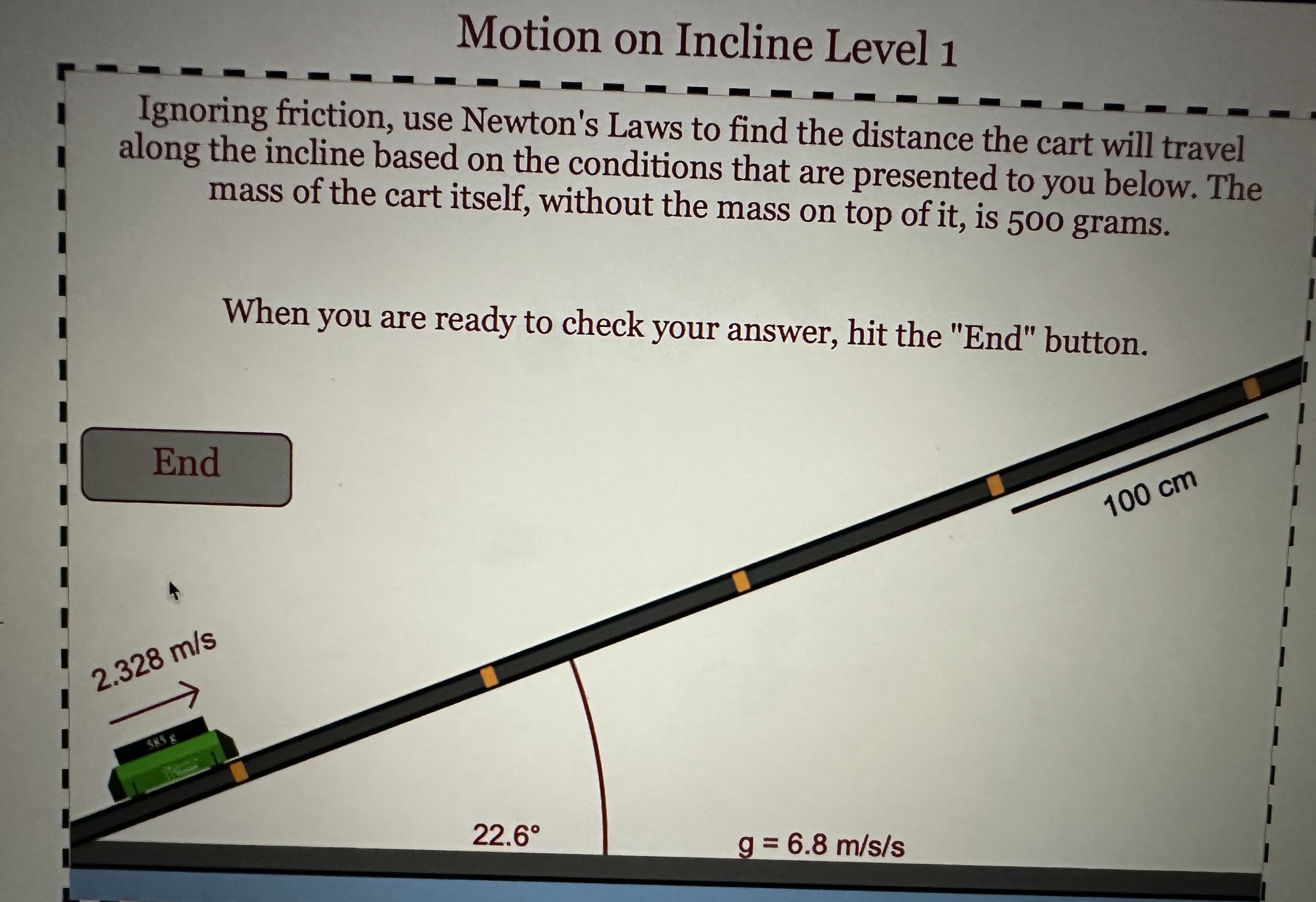 Can someone please explain how to solve this problem using a free