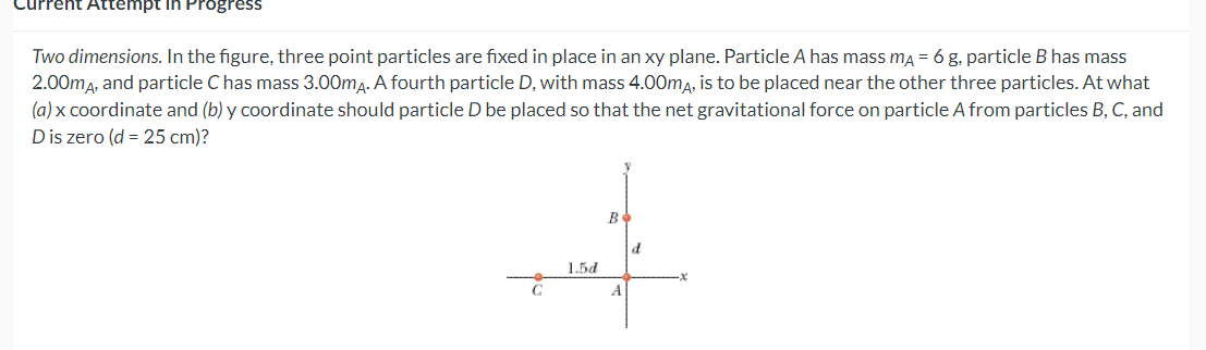  current Attempt In Progress Two dimensions. In the gure, three point