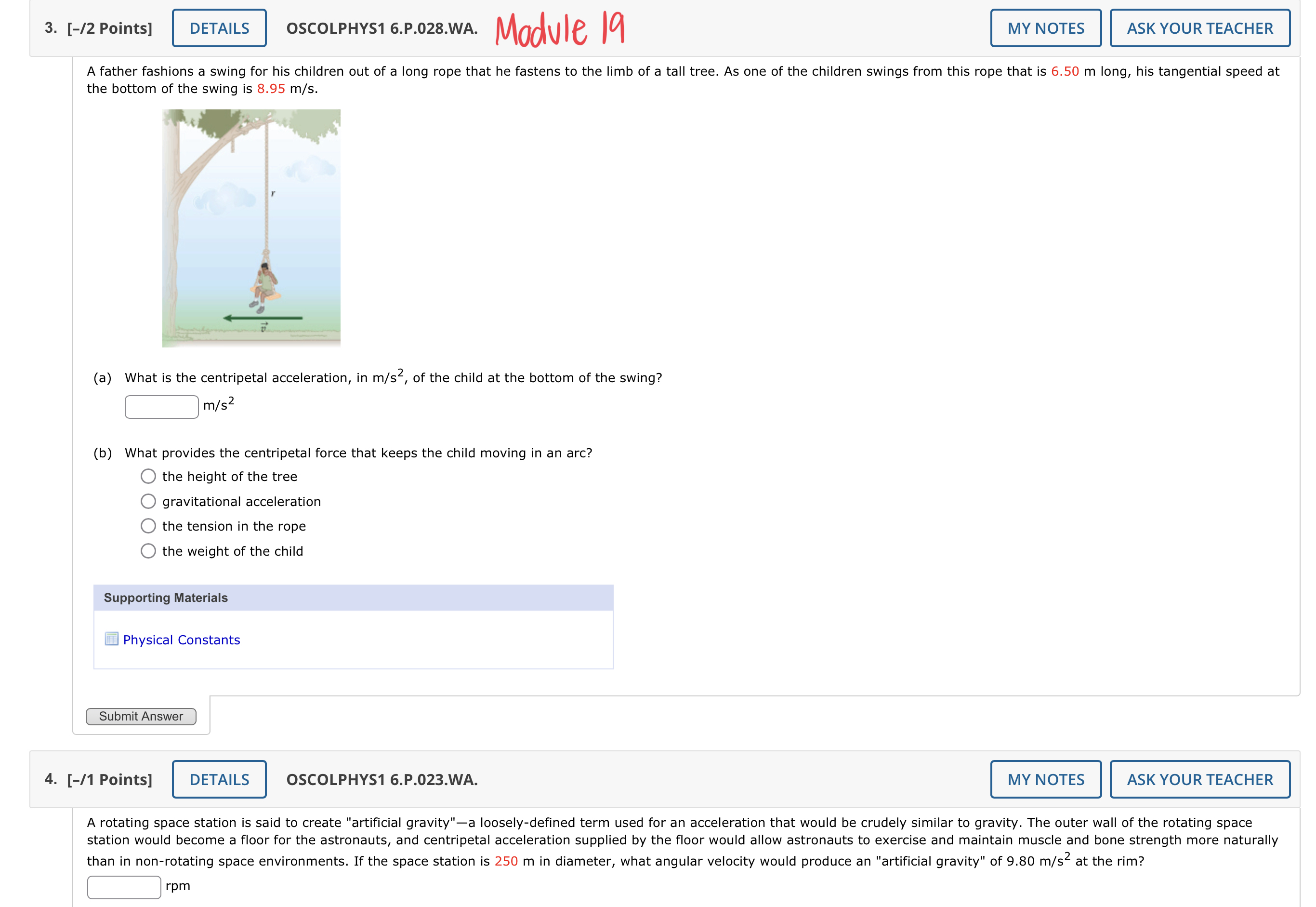  3. [l2 Points] - OSCOLPHYS16.P.028.WA. Module 'q ASKYOUR TEACHER A father