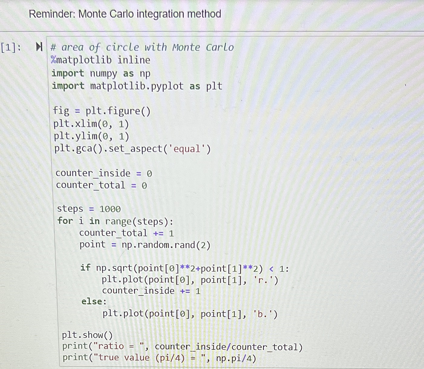 reference:? "Computational Physics" by Mark Newman (guide to Python in computational physics)