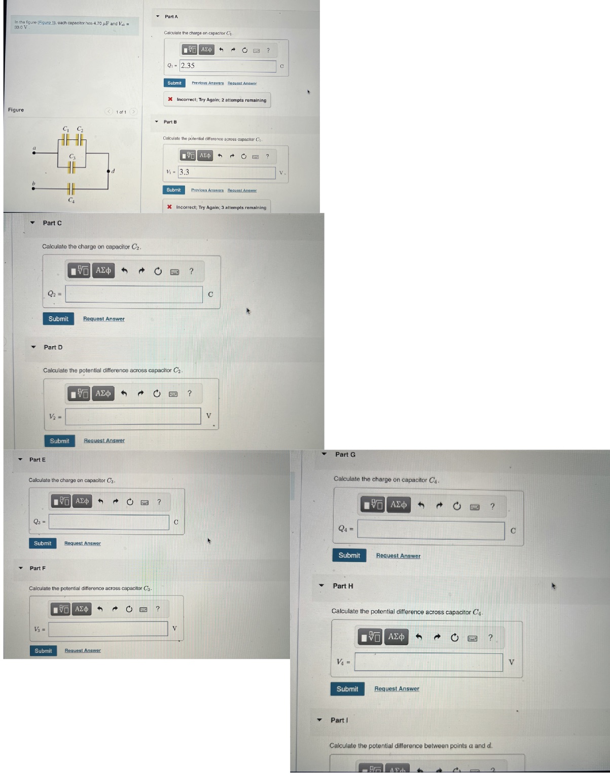 Answer A-I please - Part A 330 V In the figure (Figure