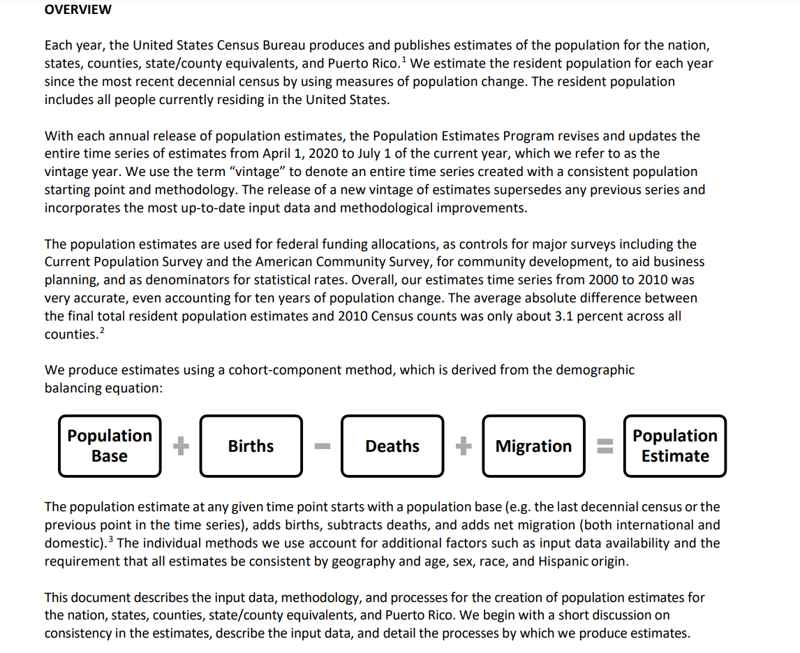 I need some help in explaining the main formula given in the