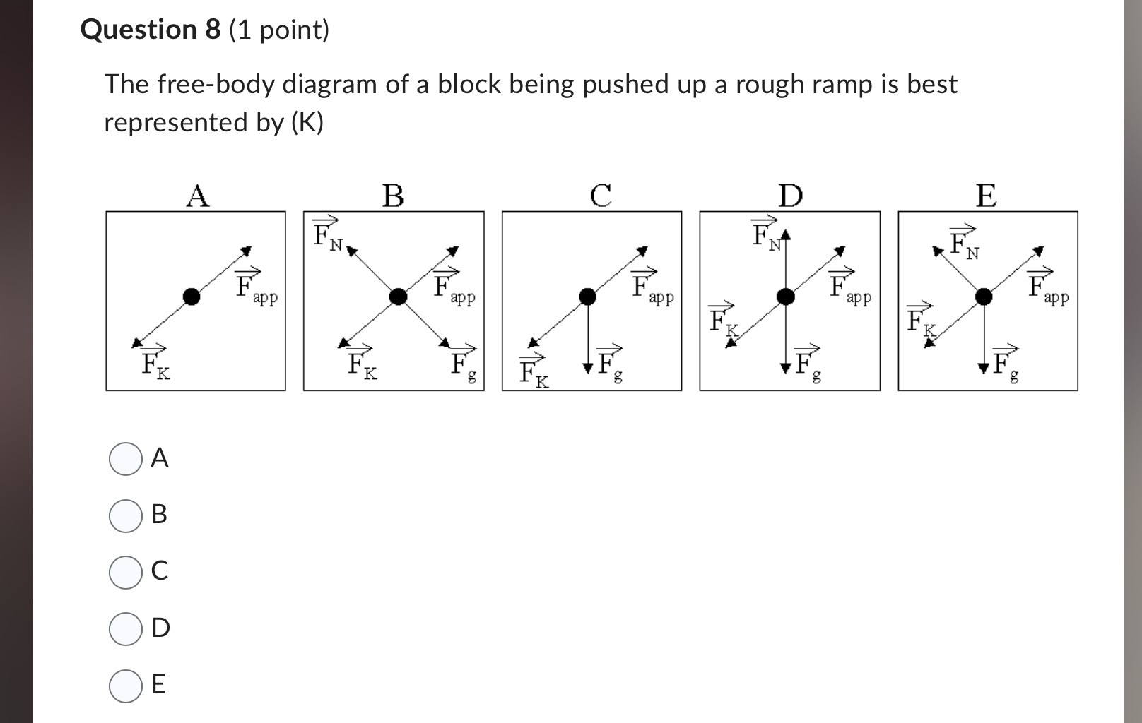 east experiences forces of lift, drag, weight and thrust as shown in