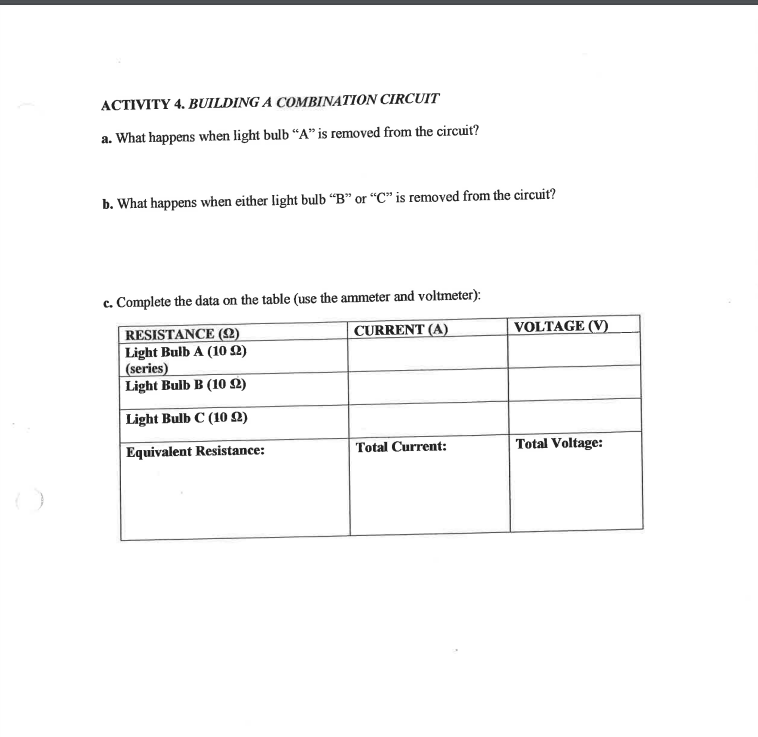 simulation. Carefully read and follow the instructions. PROCEDURE: http://phet. colorado. edu/en/simulation/circuit- construction.kit.de