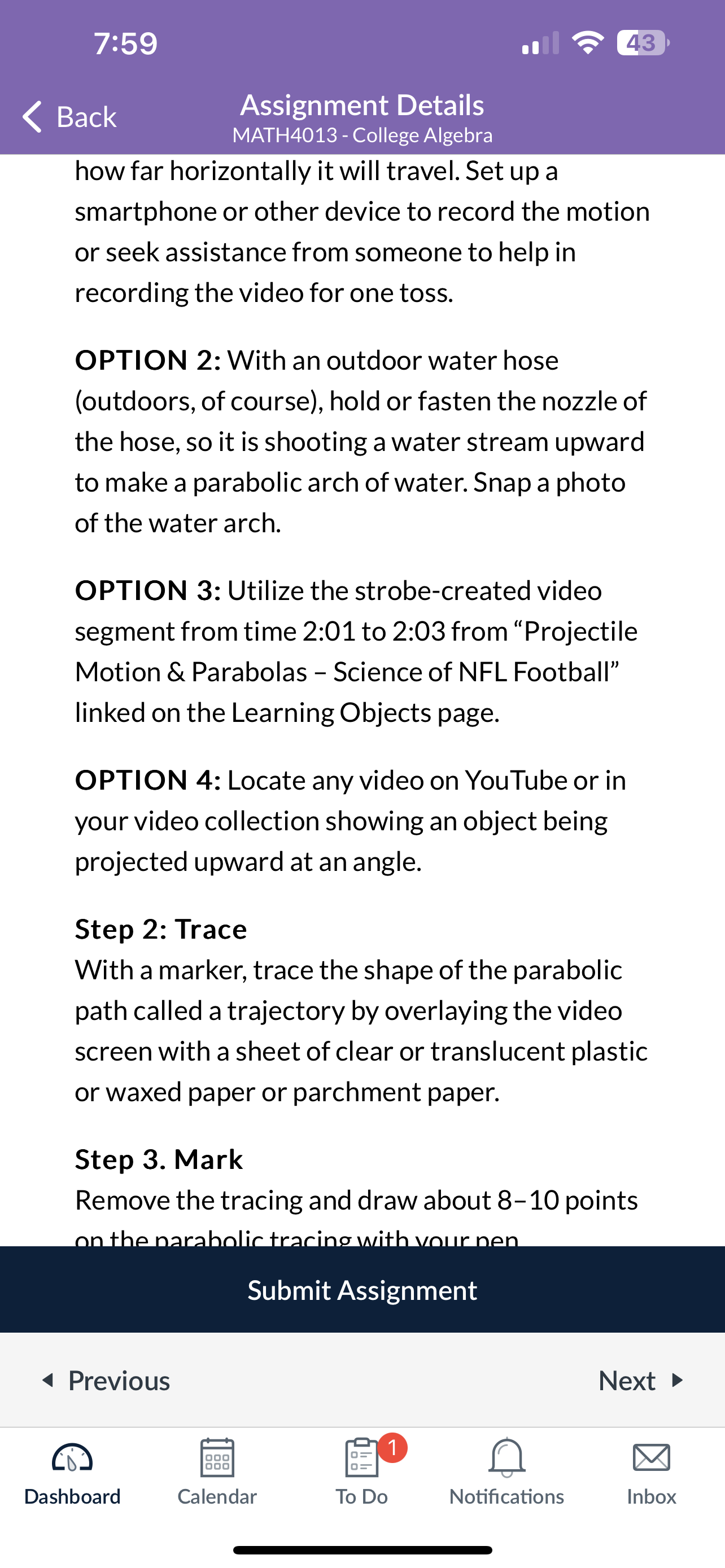 lnbox 7259 m E D0 Q E Dashboard Calendar To Do Notications