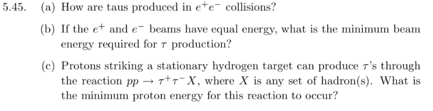  L1 ELF! + (a) How are tens produced in e e'
