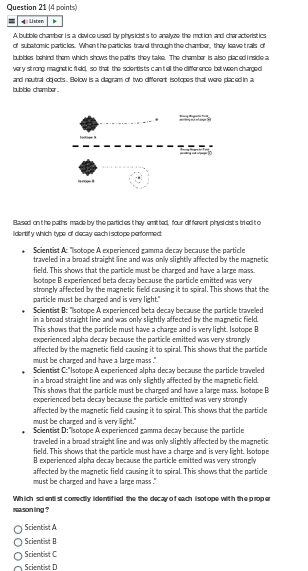 kg sample of the isotope, and over the course of several hours,