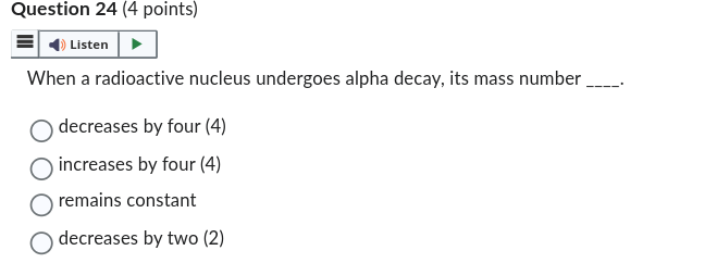 O The isotope gamma decayed, turning some of its energy into the