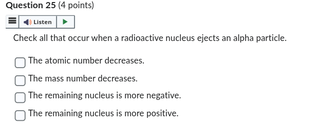 energy of the gamma rays. O The isotope gamma decayed, turning some
