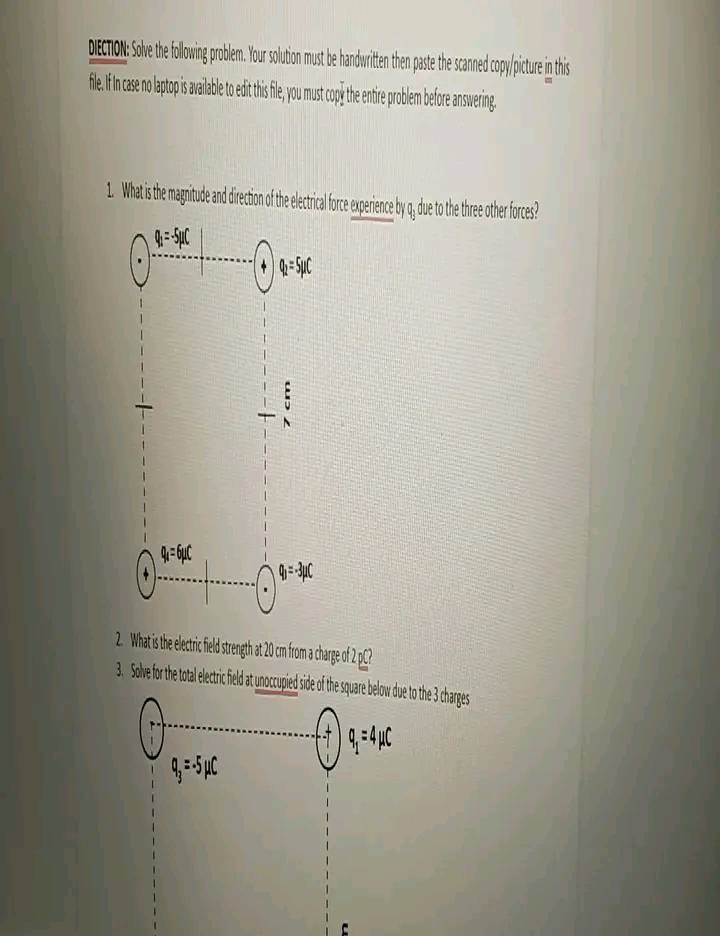 Write answer a-ll handwriting DIECTION: Solve the following problem. Your solution must