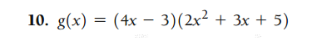 10. \fDifferentiate two ways: first, by using the Product Rule; then, by