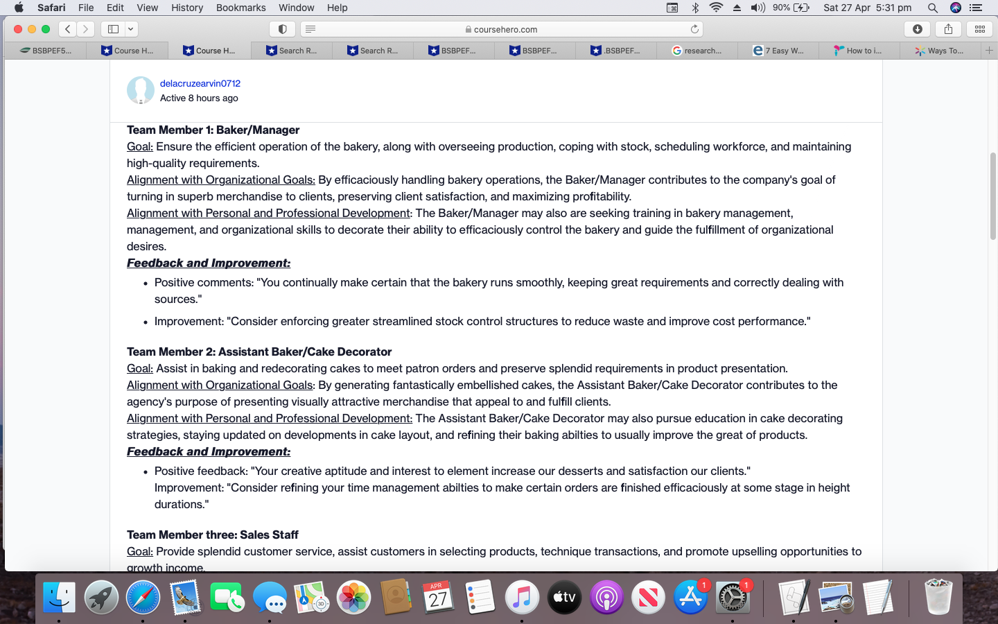 How will you communicate feedback to each team member (e.g., review comments