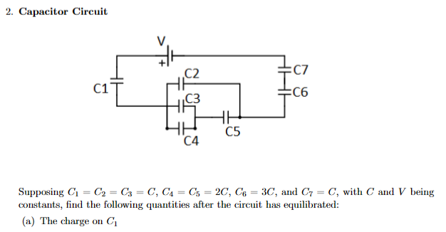  2. Capacitor Circuit V + C2 C7 THI C1 T C3