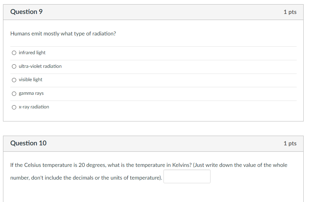 observer, the observer would detect a redshift. O False O True Question