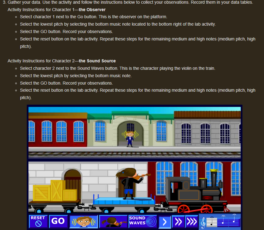  3. Gather your data. Use the activity and follow the instructions