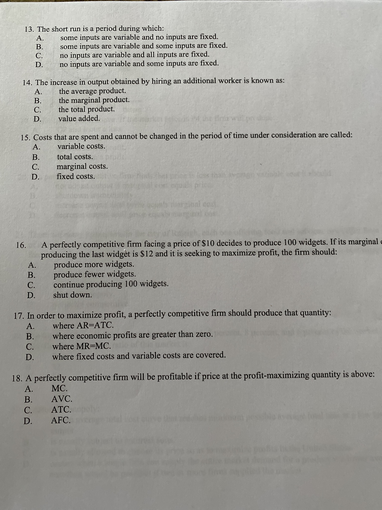 Pecan Pies 6. This graph shows what happens to the production possibilities