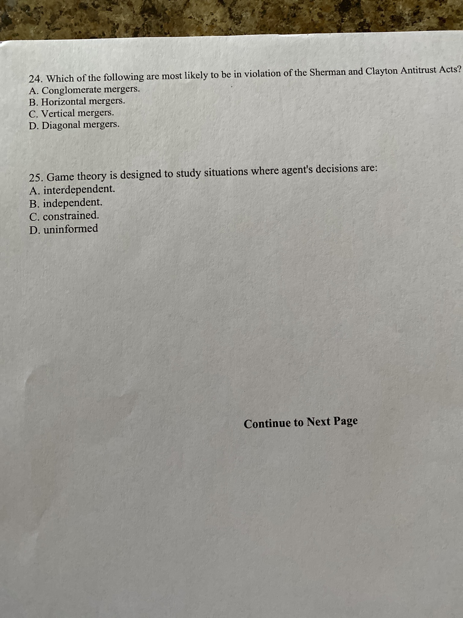 Give an example of a technological change that would cause the PPF