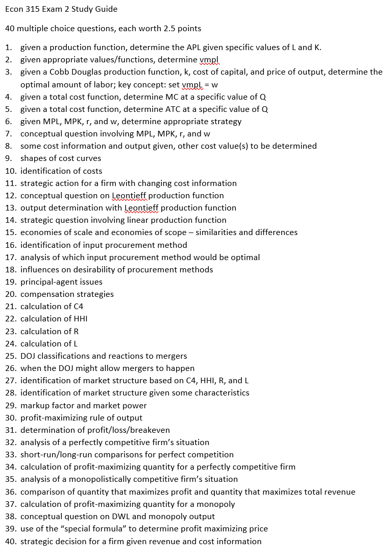 I need some sample questions that are relevant to any of these