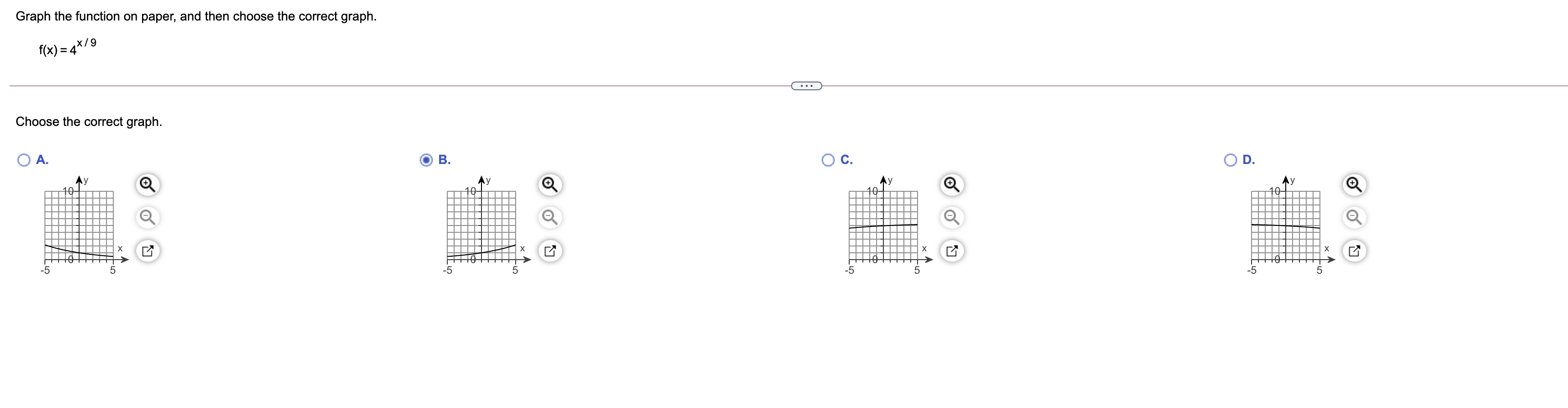 please provide me just answer no detials Graph the function on paper,
