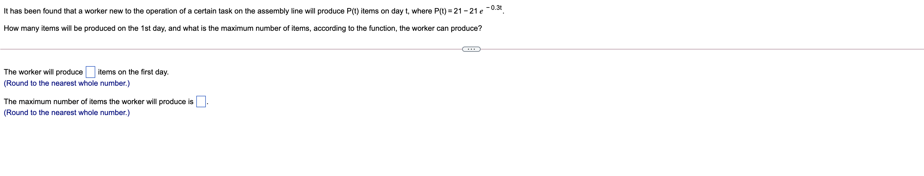 X 5The assets (in billions of dollars) for a financial firm can