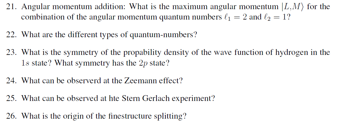  to :l' IQ U'I to .0\" . Angular momentum addition: What