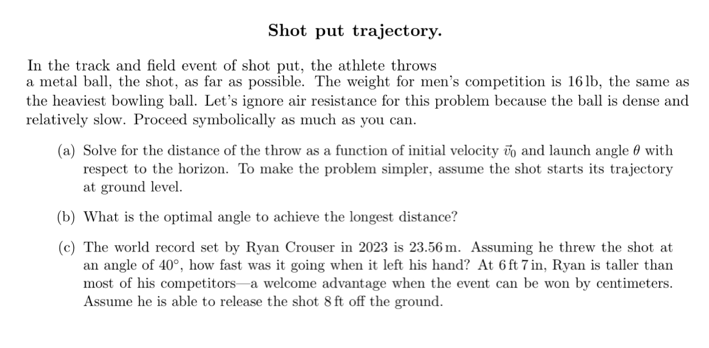 Please explain each response to each prompt using physics terms/ideas/formulas/proofs. I would