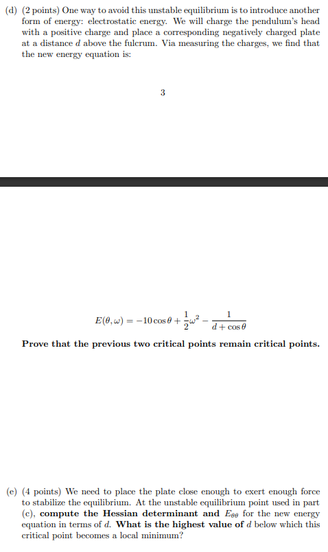 rod is negligible. The gravity in the region is 10m/s', and the
