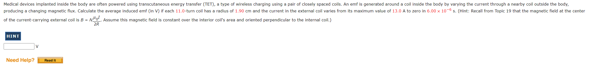  Medical devices implanted inside the body are often powered using transcutaneous