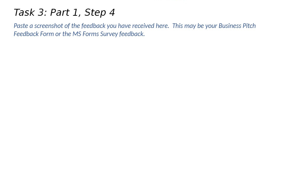  Task 3: Part 1, Step 4 Paste a screenshot of the