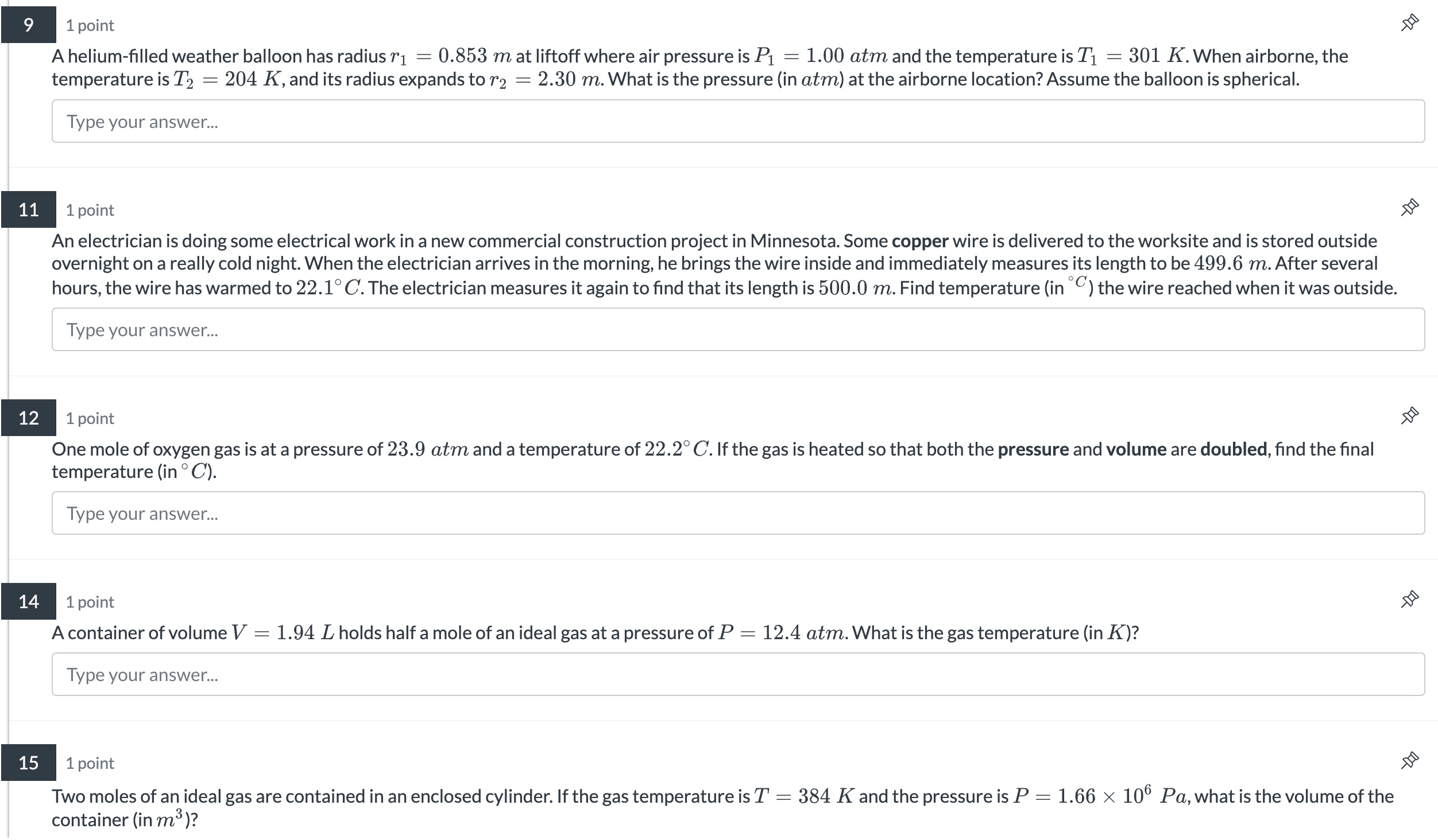 heated and expanded to a final volume of V2 = 0.0600 m