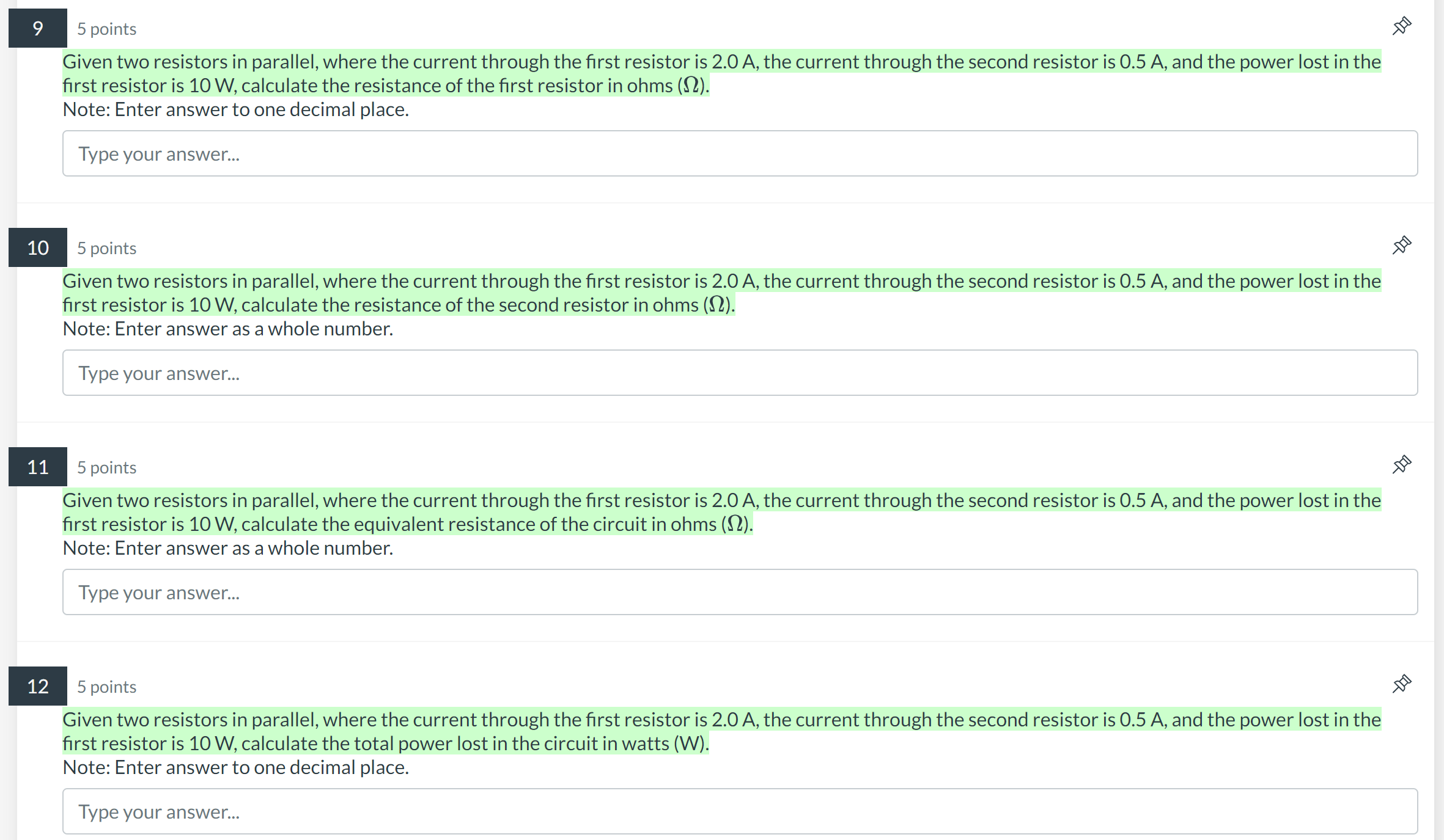 that if one element is removed, the remaining elements still have their