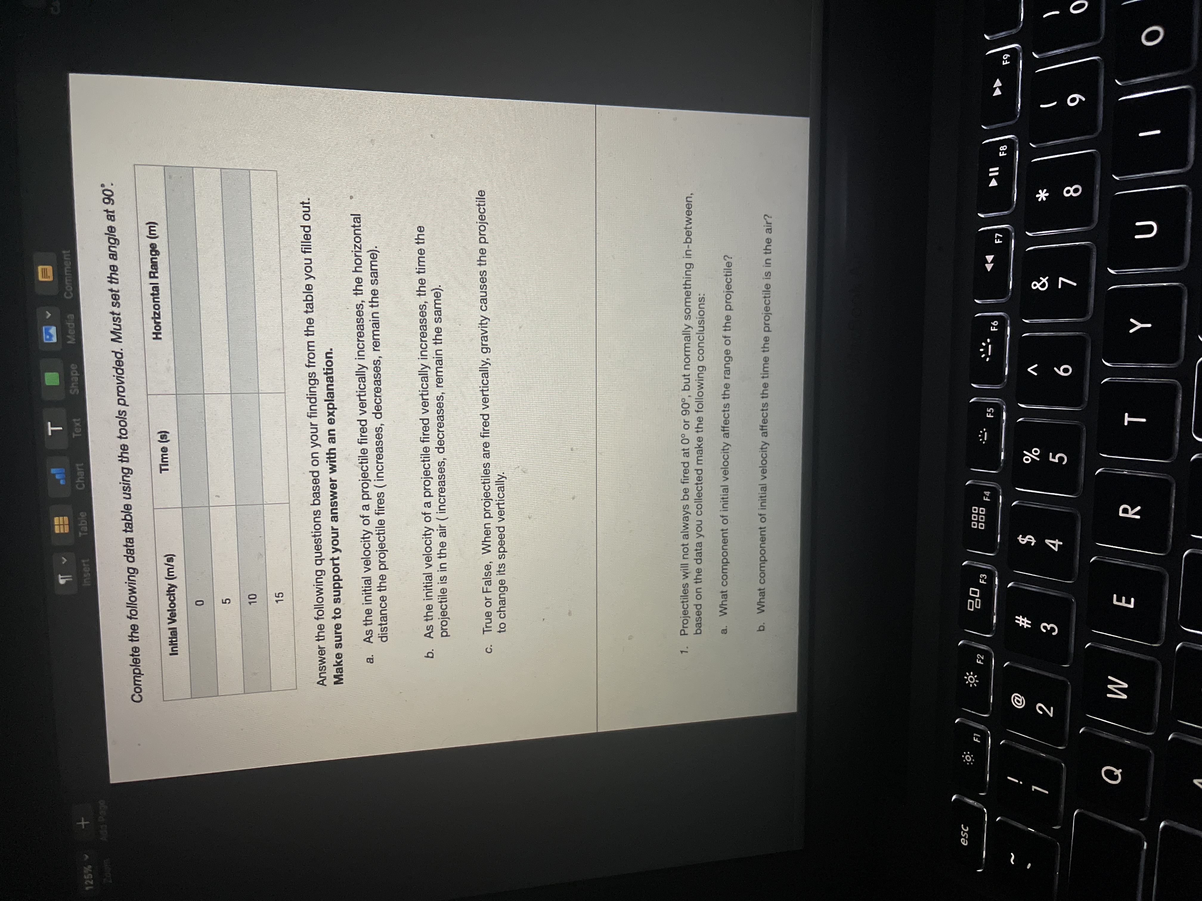 The object moves along a curved path under PLET the action of