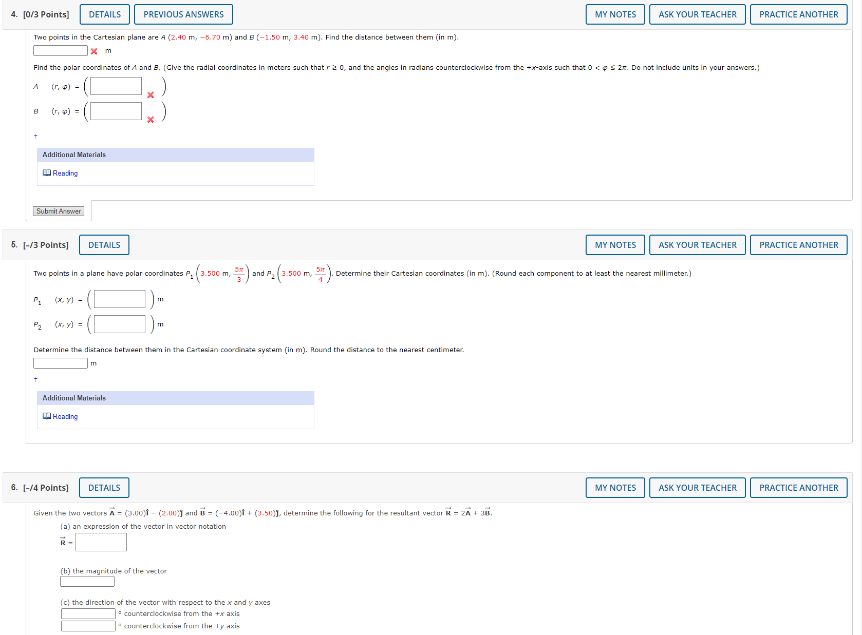  4. [0/3 Points] DETAILS PREVIOUS ANSWERS MY NOTES ASK YOUR TEACHER