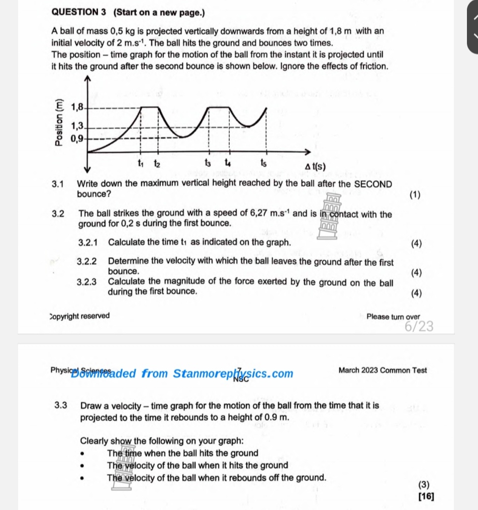 answer questions 3.1 and 3.2 and 3.3 QUESTION 3 (Start on a