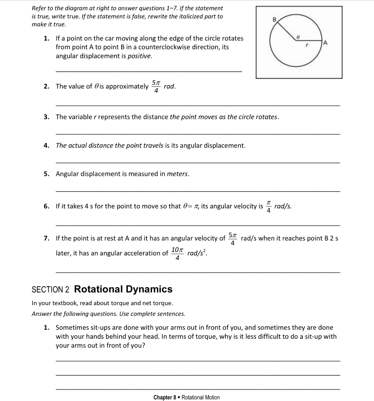 10. 11. centrifugal \"force" Newton's second law for . . u ,,