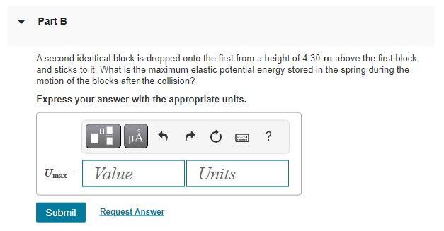 speed of each mass when it has moved free of the spring