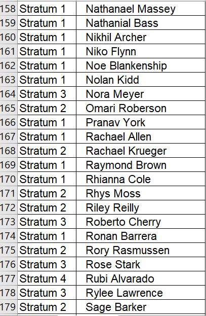 Herring 190 Stratum 2 Simone Huerta 191 Stratum 2 Stanley Peterson 192