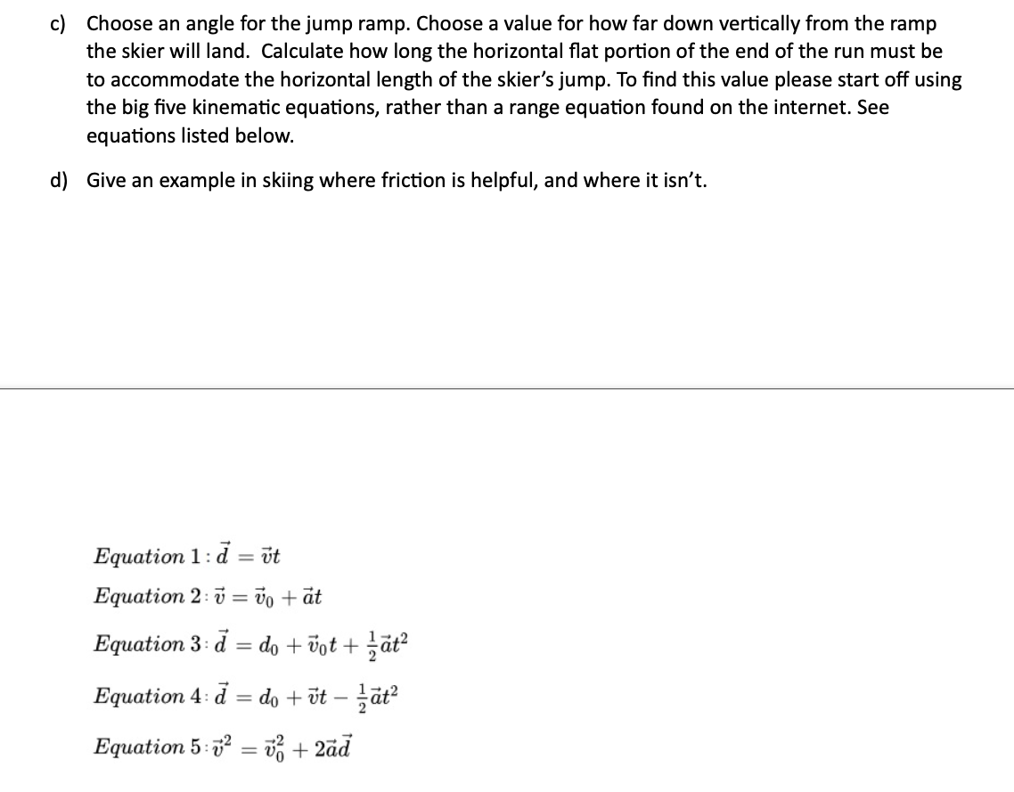 D Physics Dynamics Project You are working for a company that designs
