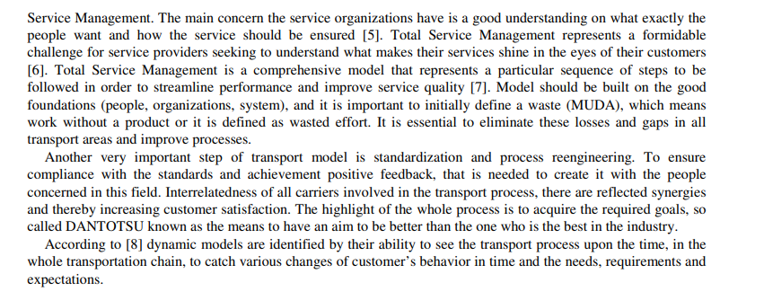 transport. Therefore, it would be necessary to encourage and accentuate its position