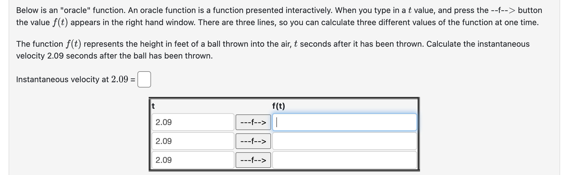  Below is an "oracle" function. An oracle function is a function