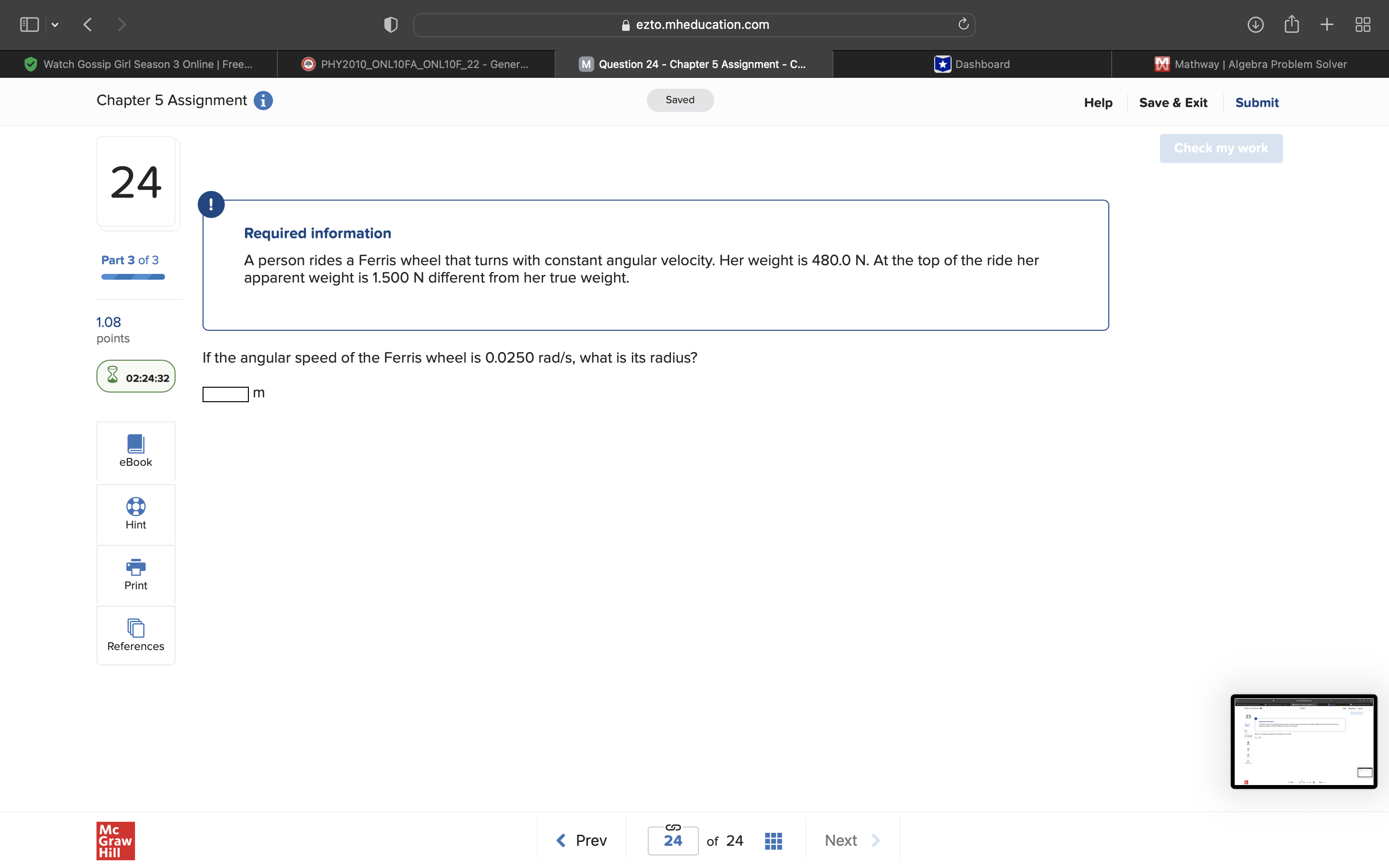 Help Save & Exit Submit 22 Required information Part 1 of3 A