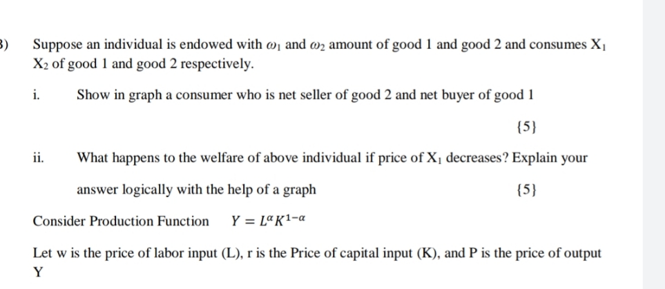 about intermicro 3) Suppose an individual is endowed with an and 02
